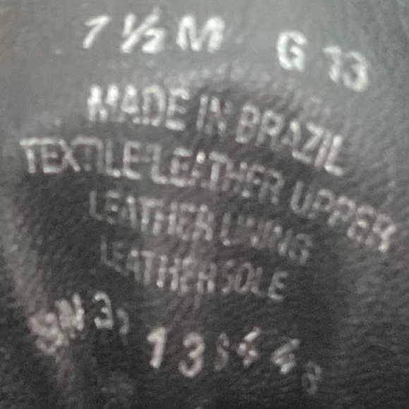 Black/Blue Leather Pull On Tory Burch Leighton Chunky Block Heel Booties Sz 7.5M - Picture 16 of 16